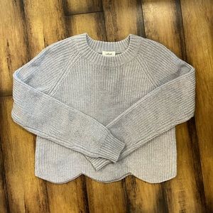 Wilfred scalloped bottom sweater